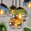 Koyoto Deckenleuchte Glas 15 cm Blau, Gold, Grün, Klar, 5-flammig