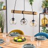 Koyoto Pendelleuchte Glas 15 cm Naturfarben, Schwarz, 3-flammig