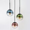 Gastor Hängeleuchte Glas 15 cm Blau, Grün, Klar, Kupferfarben, 3-flammig