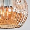 Ripoll Deckenleuchte Glas 15 cm Bernsteinfarben, 3-flammig
