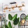 Chehalis Deckenleuchte Glas 10 cm, 12 cm, 15 cm Gold, Schwarz, 10-flammig