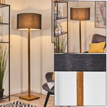 Flemming Stehleuchte 50 cm Naturfarben, 1-flammig