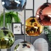 Koyoto Deckenleuchte Glas 15 cm Blau, Chrom, Gold, Grün, Kupferfarben, Rauchfarben, 5-flammig