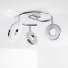 Prag Deckenspot LED Chrom, 3-flammig
