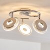 Prag Deckenspot LED Chrom, 3-flammig