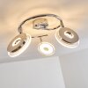 Prag Deckenspot LED Chrom, 3-flammig