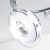 Prag Deckenspot LED Chrom, 3-flammig