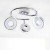 Prag Deckenspot LED Chrom, 3-flammig