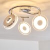 Prag Deckenspot LED Chrom, 3-flammig