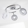 Prag Deckenspot LED Chrom, 3-flammig