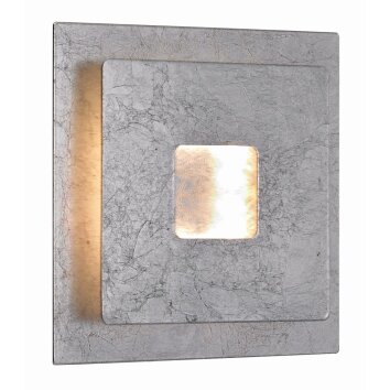 Wofi ENNIS Wandleuchte LED Silber, 1-flammig