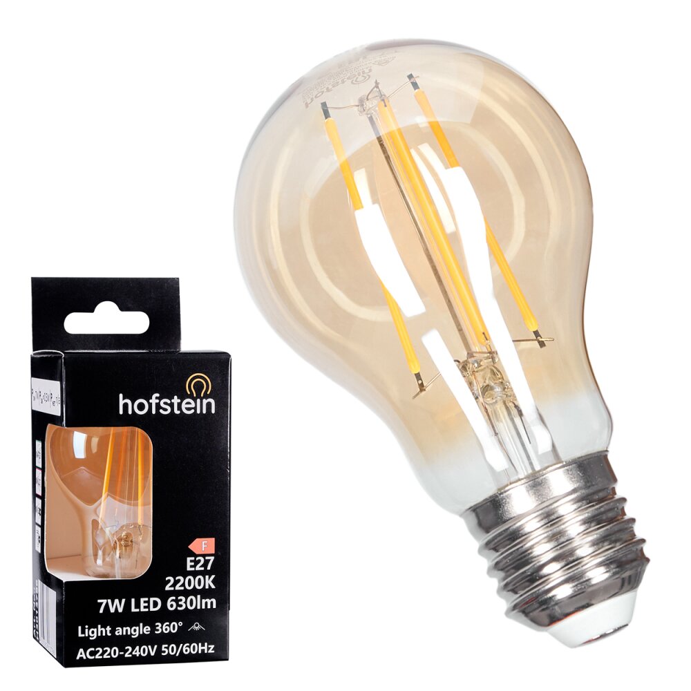 LED E27 6W 2200 Kelvin 630 Lumen main product photo