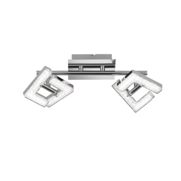 Wofi LEA Deckenlampe Chrom, 2-flammig