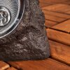 Sameo Solar-Steinleuchte LED Braun, Grau, 4-flammig