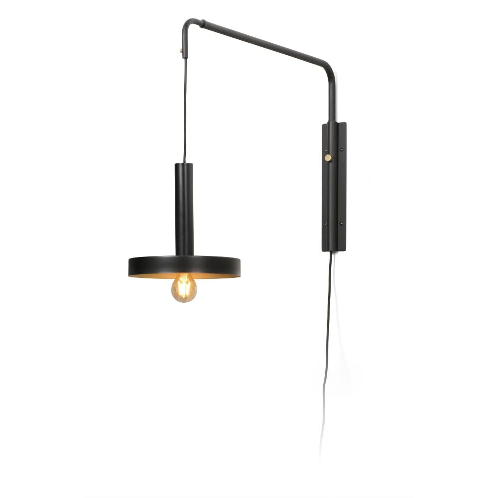 Faro Barcelona Whizz Wandleuchte Schwarz, 1-flammig main product photo