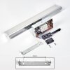 Morges Spiegelleuchte LED Chrom, Weiß, 1-flammig