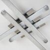 Deckenleuchte Iskut LED Chrom, 4-flammig