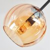 Koyoto Deckenleuchte Glas 15 cm Bernsteinfarben, 5-flammig