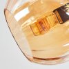 Koyoto Deckenleuchte Glas 15 cm Bernsteinfarben, 5-flammig