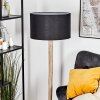 Flemming Stehleuchte 50 cm Naturfarben, Schwarz, 1-flammig