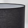 Flemming Stehleuchte 50 cm Naturfarben, Schwarz, 1-flammig