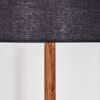 Flemming Stehleuchte 50 cm Naturfarben, Schwarz, 1-flammig