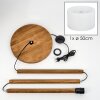 Flemming Stehleuchte 50 cm Naturfarben, 1-flammig