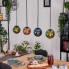 Gastor Hängeleuchte Glas 15 cm Blau, Grün, Kupferfarben, 4-flammig