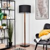 Flemming Stehleuchte 50 cm Naturfarben, Schwarz, 1-flammig