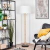 Flemming Stehleuchte 50 cm Naturfarben, Schwarz, 1-flammig