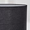 Flemming Stehleuchte 50 cm Naturfarben, Schwarz, 1-flammig