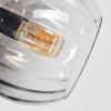 Koyoto Deckenleuchte Glas 15 cm Klar, Rauchfarben, 5-flammig