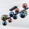 Chehalis Deckenleuchte Glas 10 cm, 12 cm, 15 cm Blau, Grün, Kupferfarben, 10-flammig