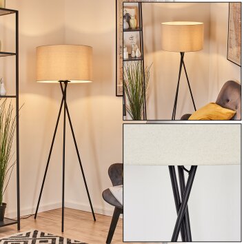 Flemming Stehleuchte 50 cm Schwarz, 1-flammig Flemming Stehleuchte 50 cm Schwarz, 1-flammig