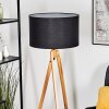 Flemming Stehleuchte 50 cm Naturfarben, Schwarz, 1-flammig Flemming Stehleuchte 50 cm Naturfarben, Schwarz, 1-flammig