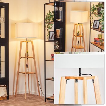 Flemming Stehleuchte 50 cm Naturfarben, 1-flammig Flemming Stehleuchte 50 cm Naturfarben, 1-flammig