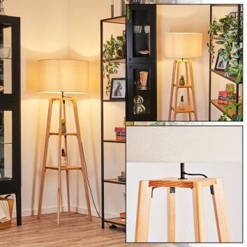 Flemming Stehleuchte 50 cm Naturfarben, 1-flammig