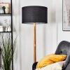 Flemming Stehleuchte 50 cm Naturfarben, Schwarz, 1-flammig
