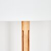 Flemming Stehleuchte 50 cm Naturfarben, Schwarz, 1-flammig