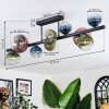 Chehalis Deckenleuchte Glas 10 cm, 12 cm, 15 cm Blau, Grün, Klar, Kupferfarben, 10-flammig