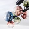 Chehalis Deckenleuchte Glas 10 cm, 12 cm, 15 cm Blau, Grün, Klar, Kupferfarben, 10-flammig