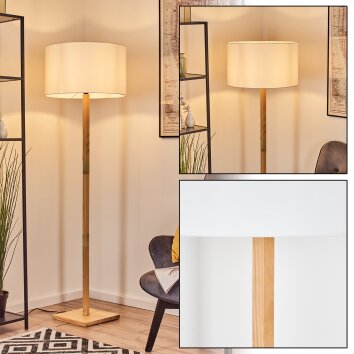 Flemming Stehleuchte 50 cm Naturfarben, 1-flammig