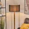 Flemming Stehleuchte 50 cm Naturfarben, Schwarz, 1-flammig Flemming Stehleuchte 50 cm Naturfarben, Schwarz, 1-flammig
