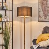 Flemming Stehleuchte 50 cm Naturfarben, Schwarz, 1-flammig Flemming Stehleuchte 50 cm Naturfarben, Schwarz, 1-flammig