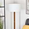 Flemming Stehleuchte 50 cm Braun, Naturfarben, Schwarz, 1-flammig