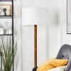 Flemming Stehleuchte 50 cm Braun, Naturfarben, Schwarz, 1-flammig