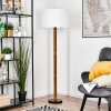 Flemming Stehleuchte 50 cm Braun, Naturfarben, Schwarz, 1-flammig