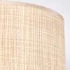 Sabadim Deckenleuchte 35 cm Naturfarben, Schwarz, 1-flammig