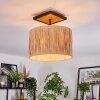 Granja Deckenleuchte 35 cm Naturfarben, Schwarz, 1-flammig