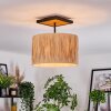 Granja Deckenleuchte 35 cm Naturfarben, Schwarz, 1-flammig